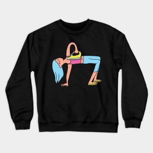 flat boobs Crewneck Sweatshirt